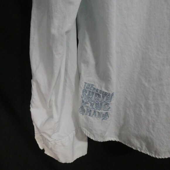 LEE COOPER JEANS | xxxl | Light Blue Button-Up Cotton Casual / Dress Shirt - Picture 12 of 14